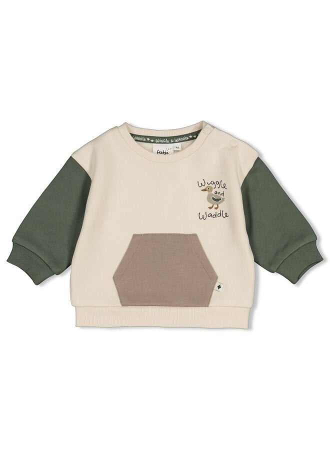 Sweater relaxed fit - Wiggle and waddle - Offwhite