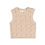Feetje babykleding - Spencer gebreid - Lucky bloombird - Offwhite