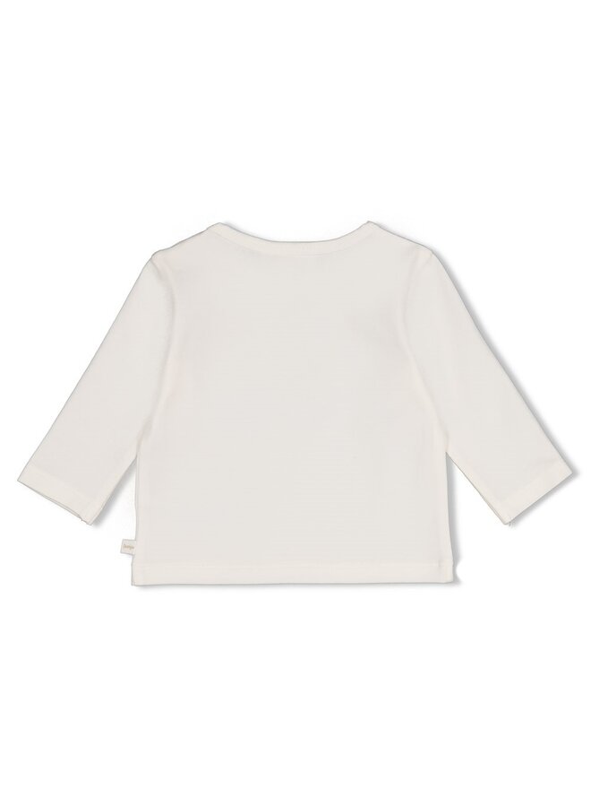 Feetje babykleding - Longsleeve - Over the moon for you - Offwhite