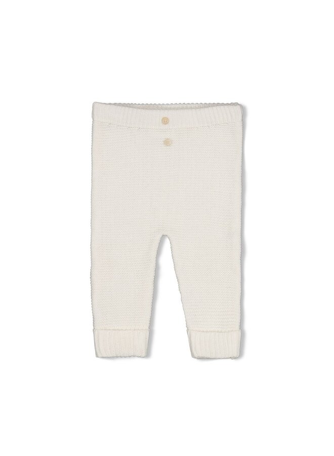 Broek gebreid - Over the moon for you - Offwhite