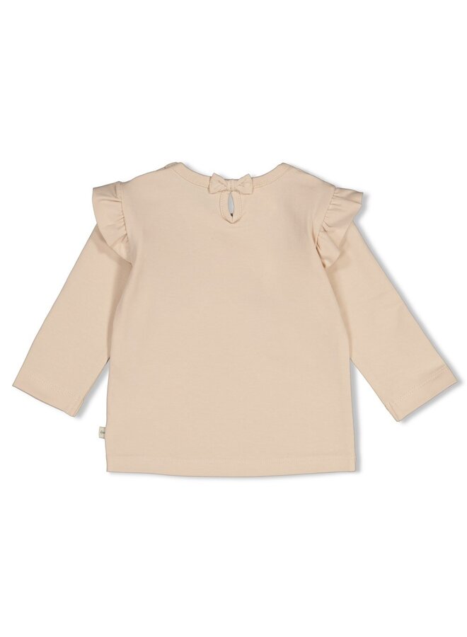 Feetje babykleding - Longsleeve - Lucky bloombird - Offwhite