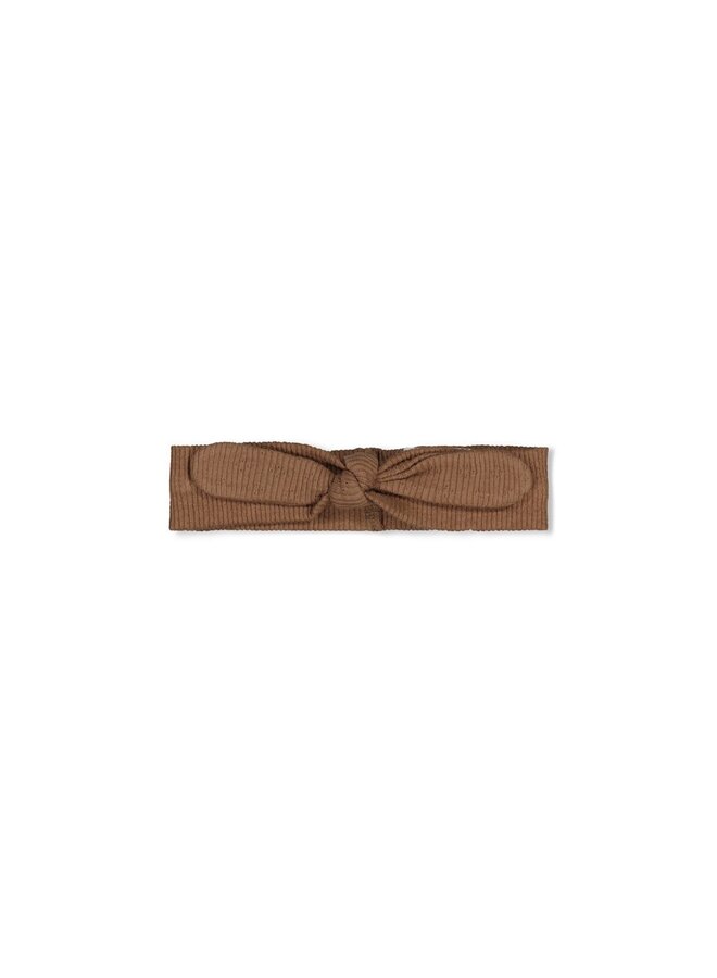 Haarband pointelle rib - Lucky bloombird - Bruin