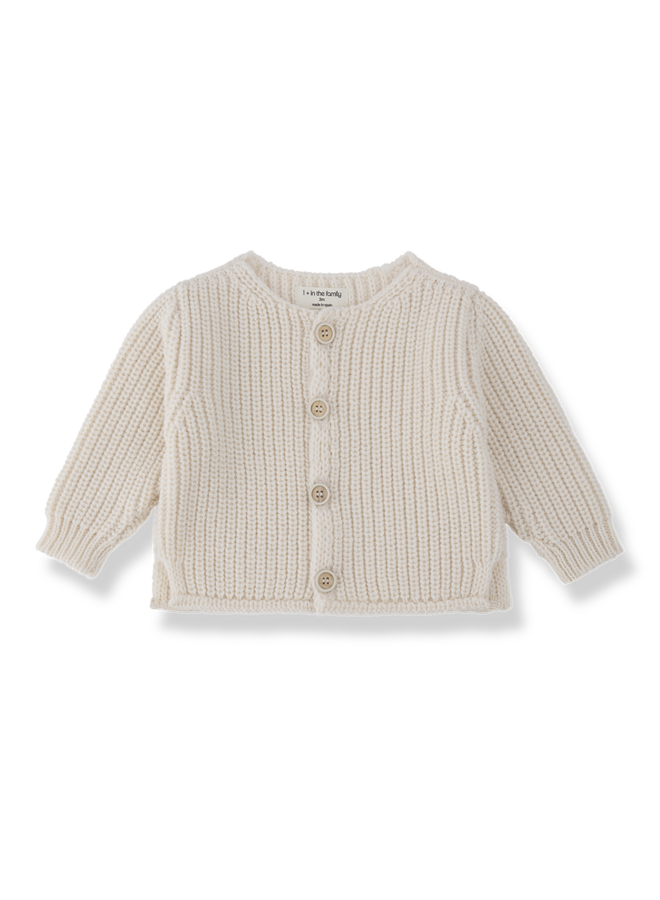 Antibes-nb cardigan - Ecru