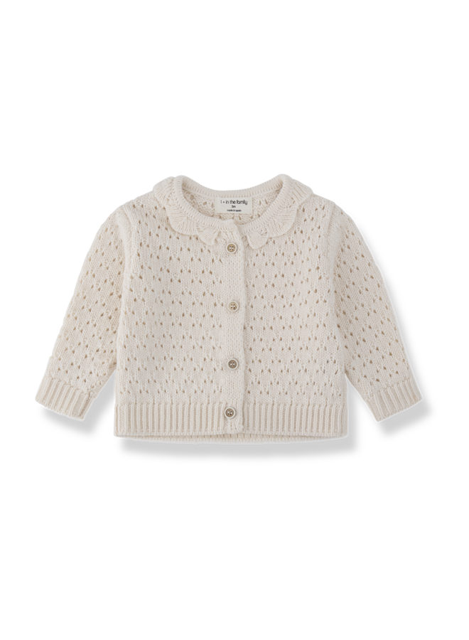 Nimes-nb girly cardigan - Ecru