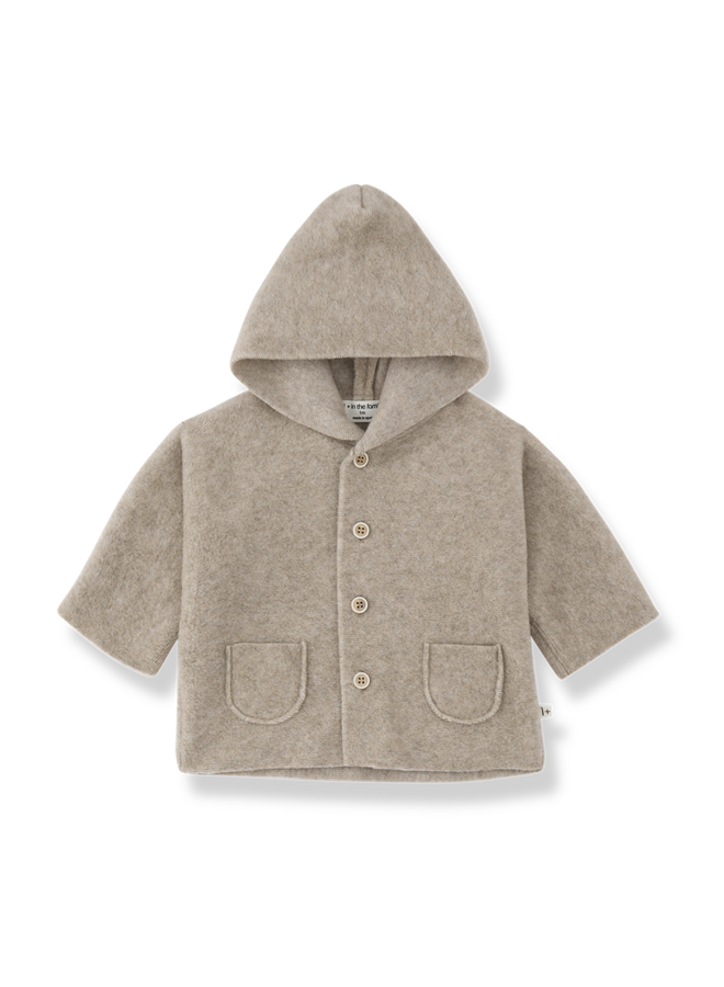 Menton hooded jacket - Beige