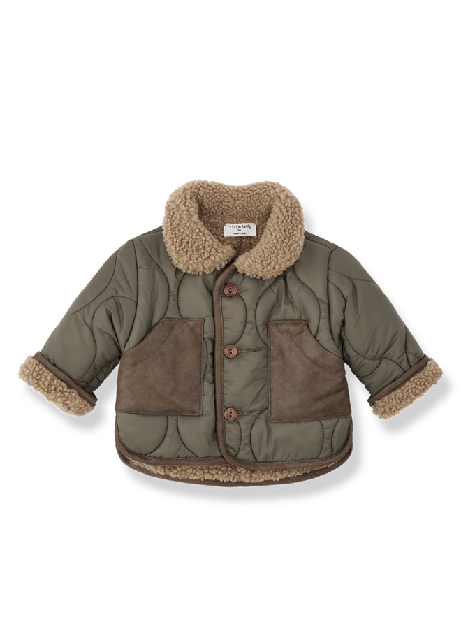 Emerald padded jacket - Khaki
