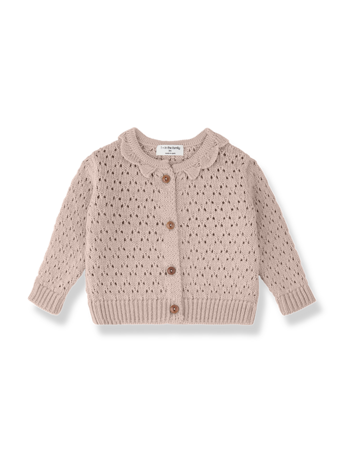 Nimes-bb girly cardigan - Nude