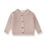 1+ in the family - Nimes-bb girly cardigan - Nude