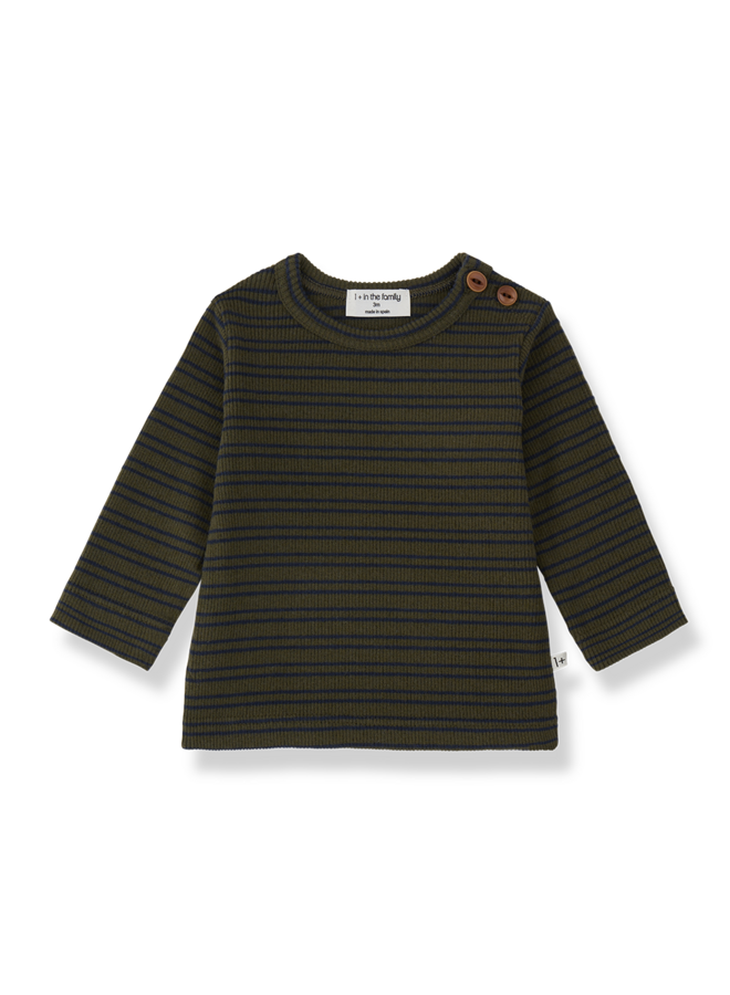 Nordegg l.sleeve t-shirt - Khaki