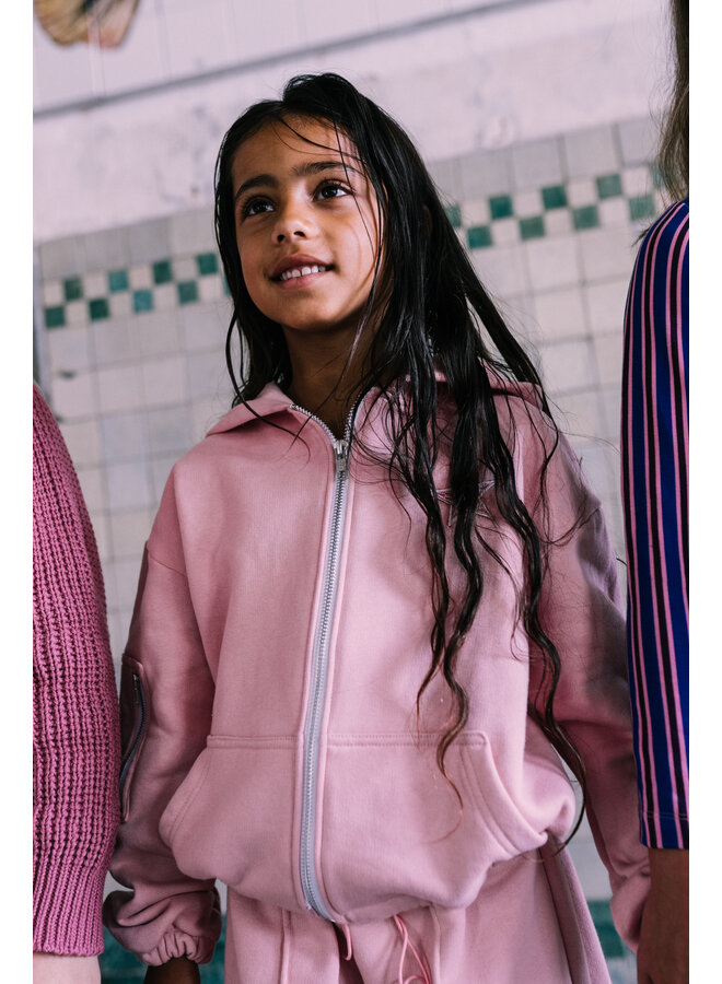 Jacky Sue - Joy zip hoodie - Blush pink