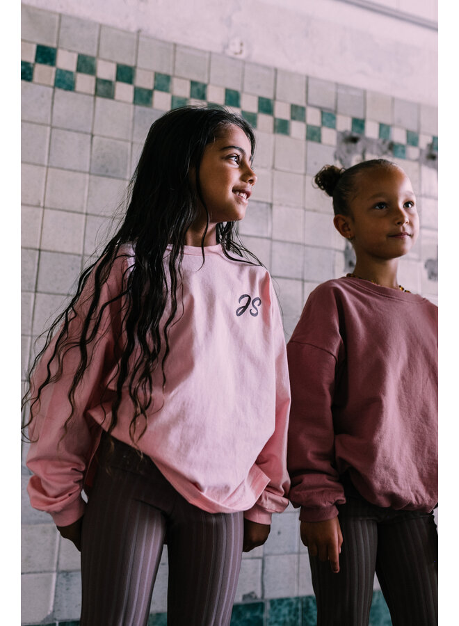 Jacky Sue - Swirl longsleeve - Soft peach pink