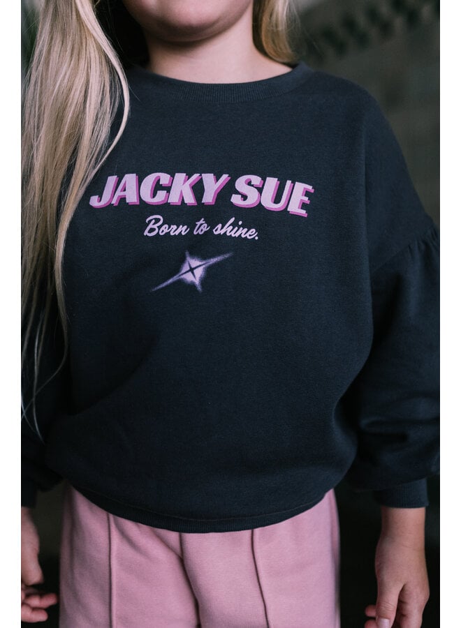 Jacky Sue - Shine sweater - Dark grey