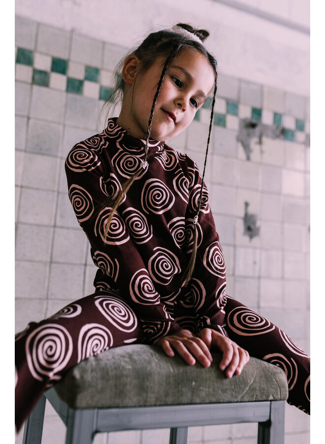 Jacky Sue - Lewis top - Chocolate swirl