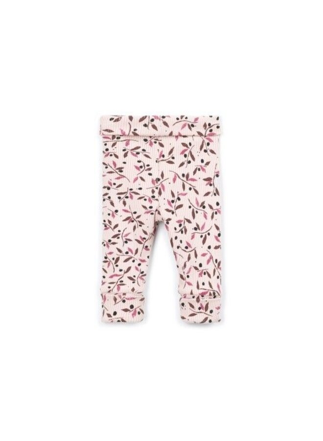 Play Up Mini - Printed rib leggings - Embroidery