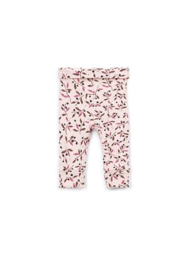 Play Up Mini - Printed rib leggings - Embroidery