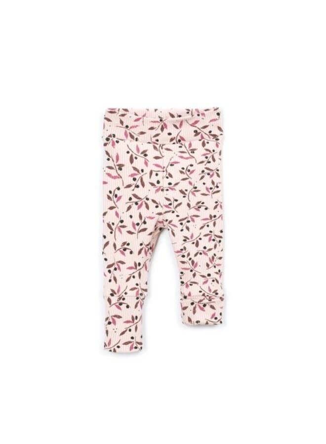 Play Up Mini - Printed rib leggings - Embroidery