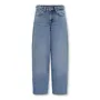 Kids Only - Gianna-ella baggy straight denim - Medium blue denim