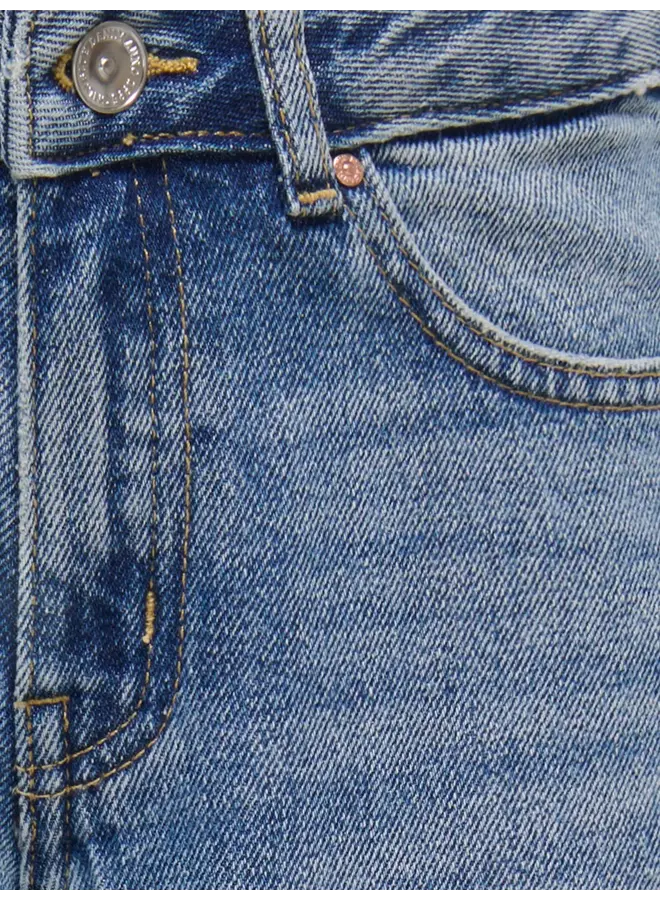 Kids Only - Gianna-ella baggy straight denim - Medium blue denim