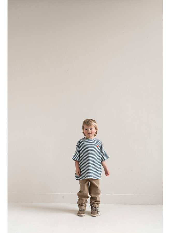 Jenest - Bruun oversized t-shirt - Seafoam green off white
