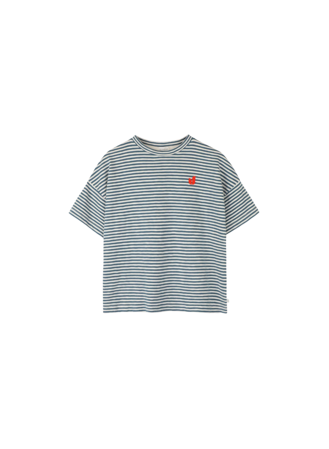 Jenest - Bruun oversized t-shirt - Seafoam green off white