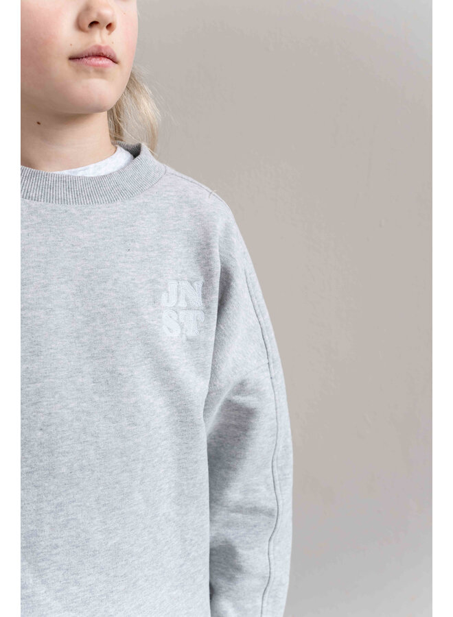 Jenest - Billie sweater - Grey melange