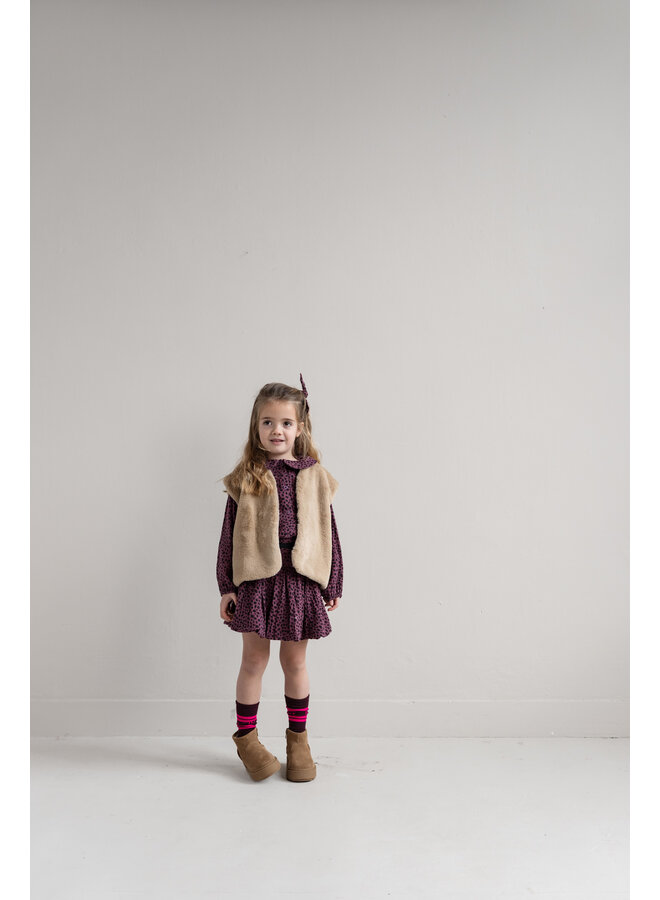 Jenest - Betty balloon skirt - Lt cherry bordeaux