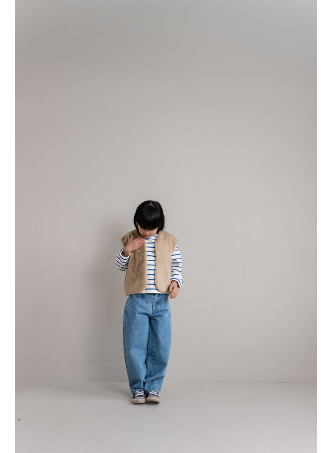 Jenest - Balloon denim pants - Medium wash