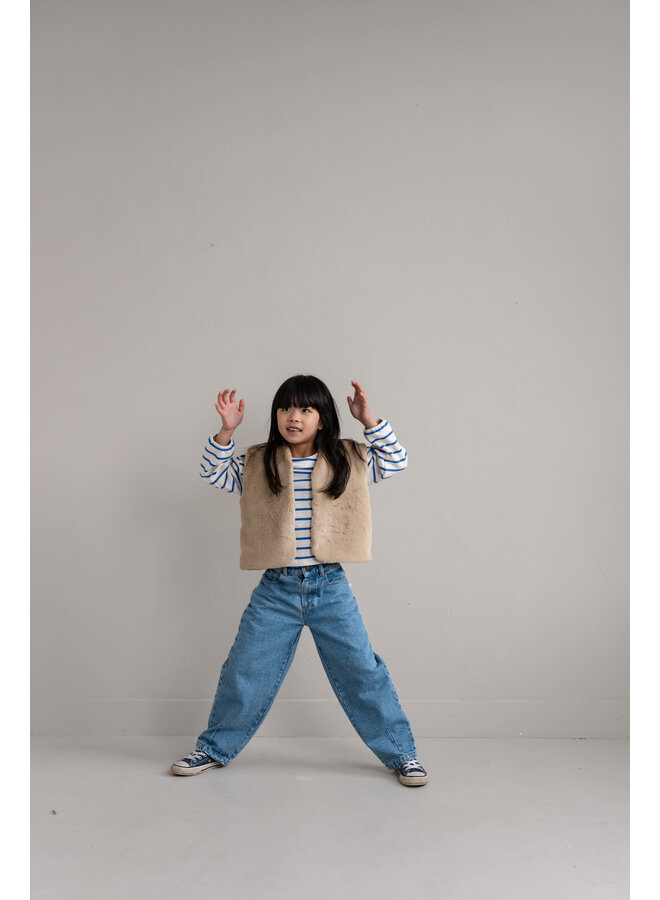 Jenest - Balloon denim pants - Medium wash