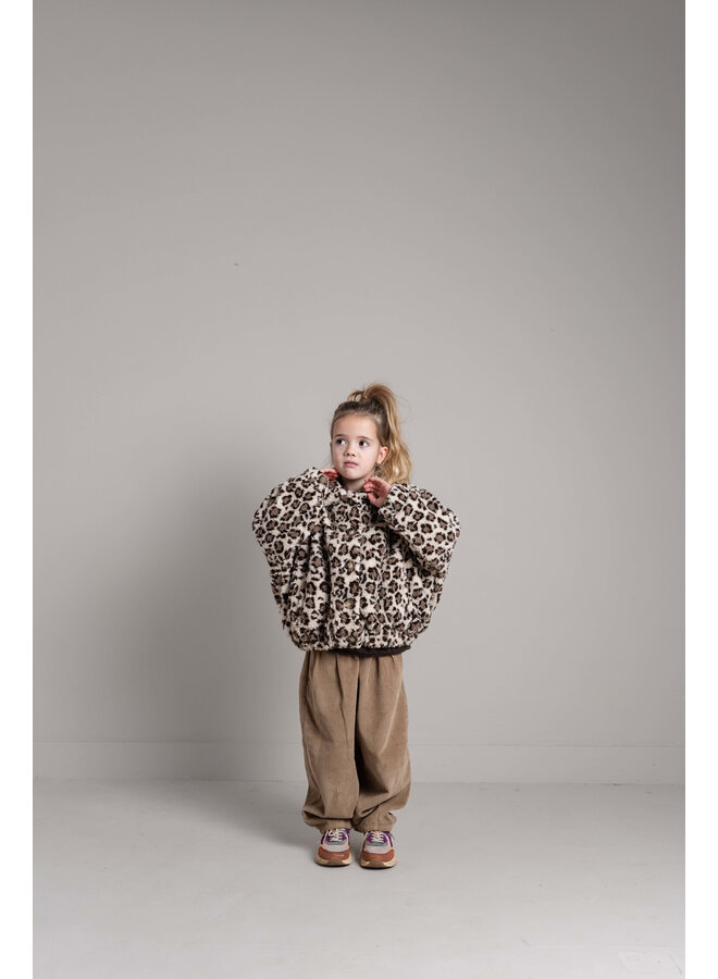 Jenest - Rosa jacket - Ivory leopard