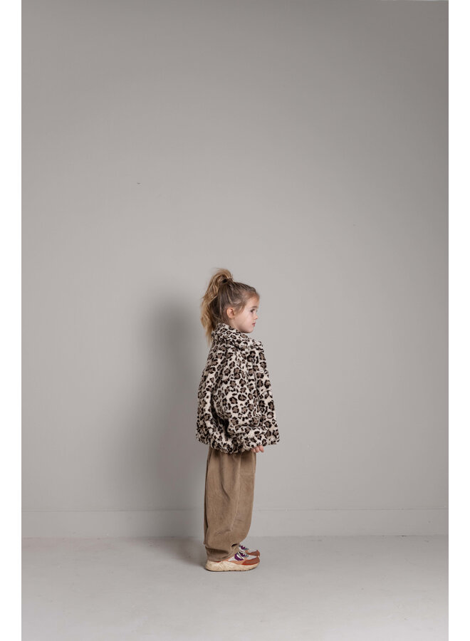 Jenest - Rosa jacket - Ivory leopard