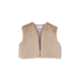 Jenest - Lily fur gilet - Caramel brown