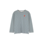 Jenest - Moos ls t-shirt - Seafoam green off white