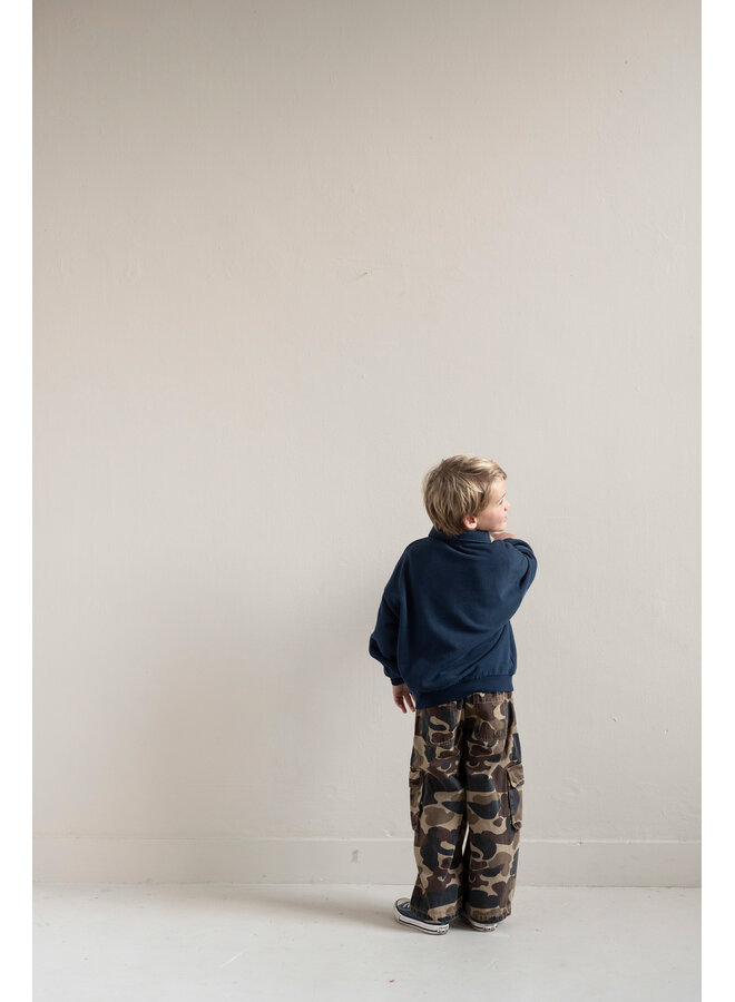 Jenest - Cameron polo sweater - Navy blue