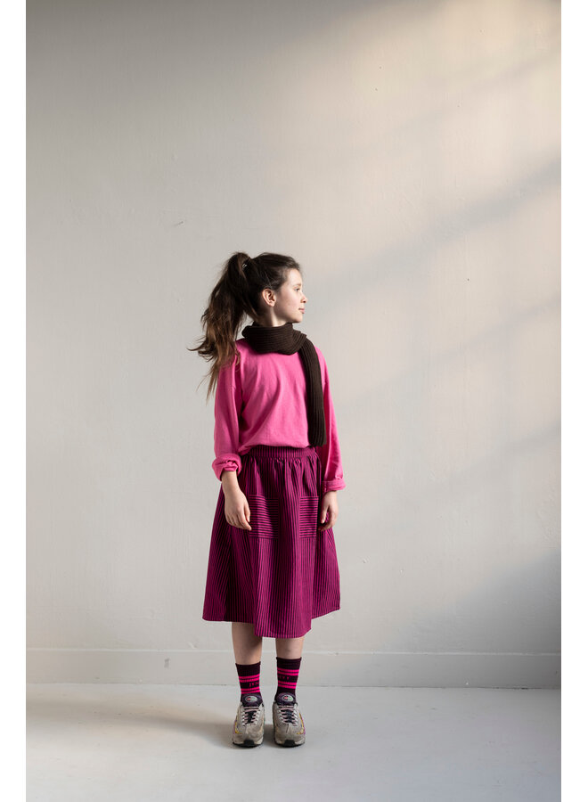 Jenest - Rosy ls t-shirt - Light raspberry pink