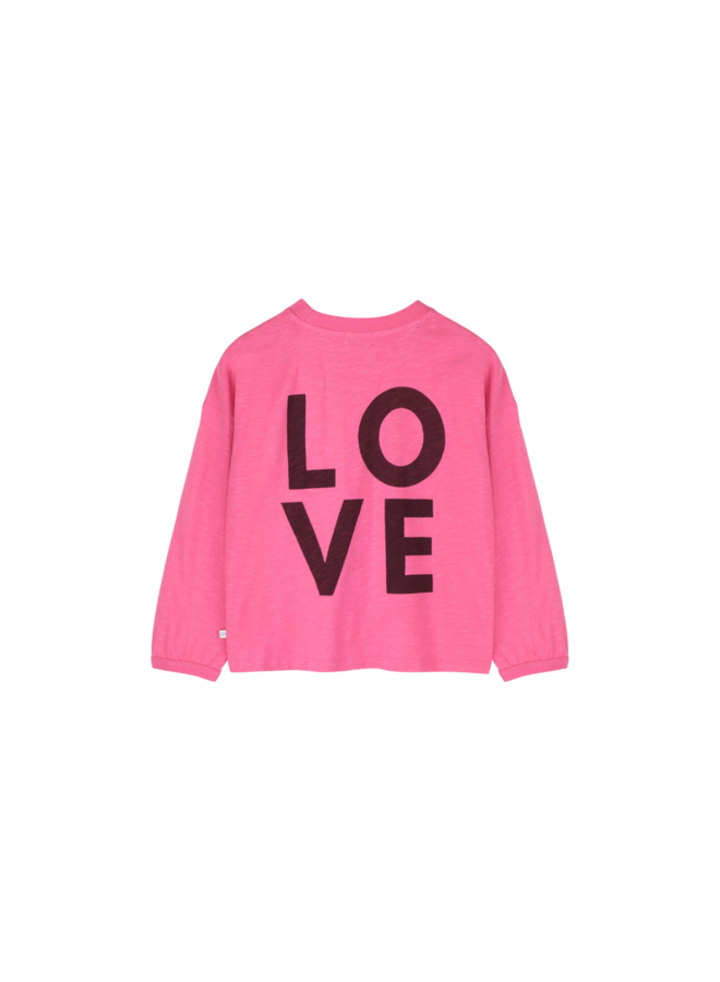 Jenest - Rosy ls t-shirt - Light raspberry pink
