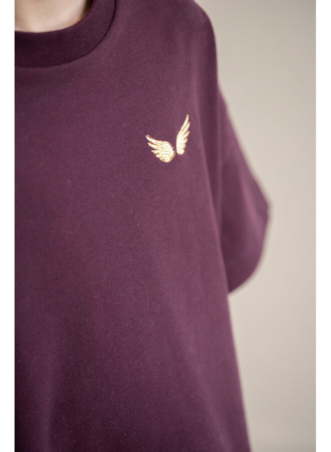 Jenest - Tessie t-shirt - Cherry bordeaux