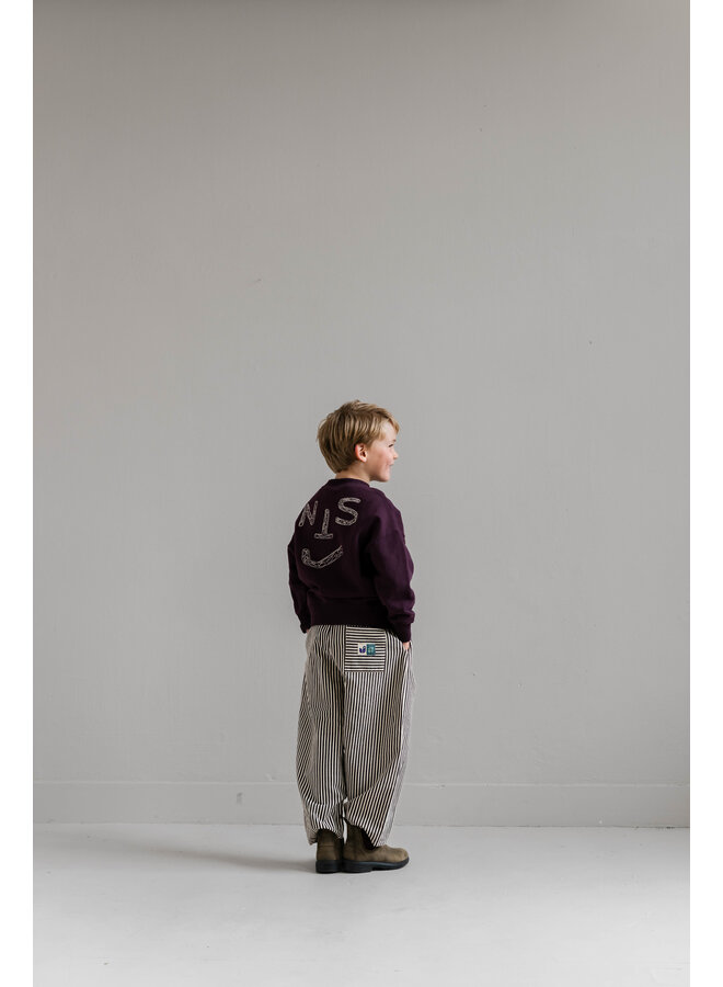 Jenest - Mo pants - Chalk bordeaux