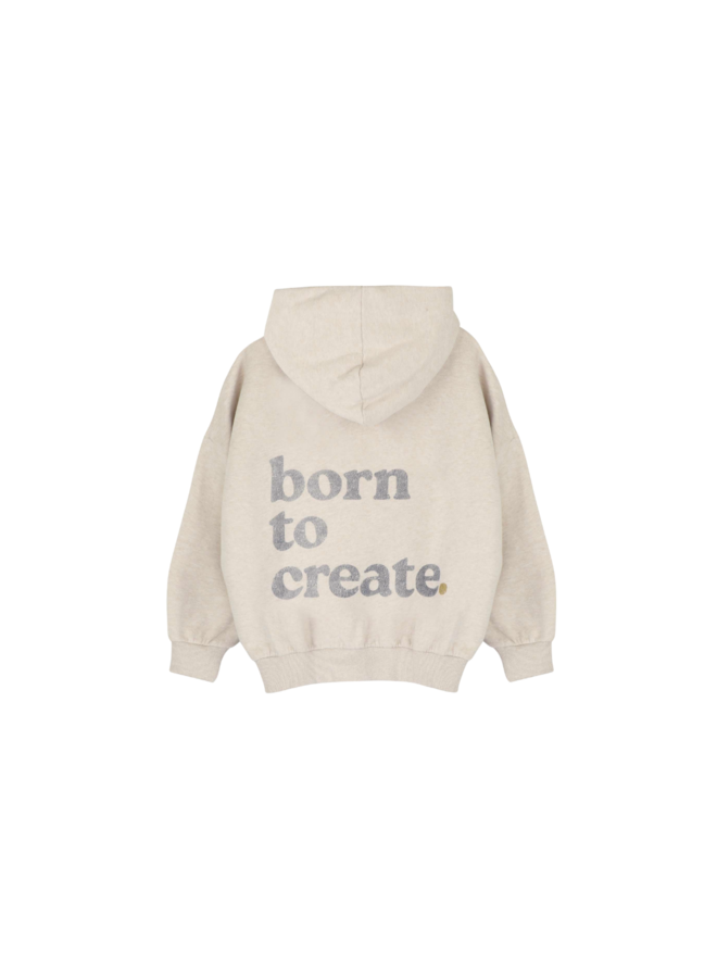 Jenest - Chris hoodie - Beige melange