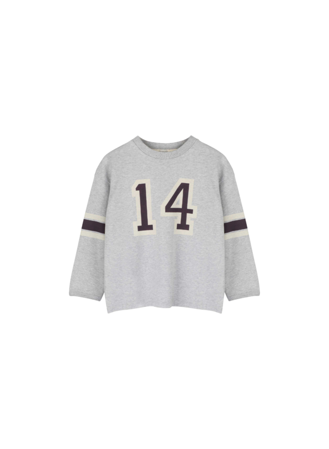 Jenest - John ls t-shirt - Melange grey