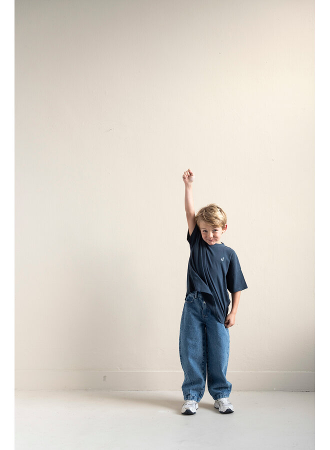 Jenest - Ben oversized t-shirt - Navy blue