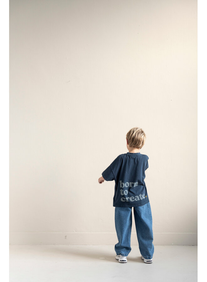 Jenest - Ben oversized t-shirt - Navy blue