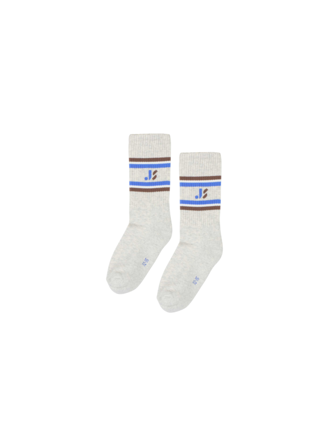 Jenest - JS sport socks - Grey melange