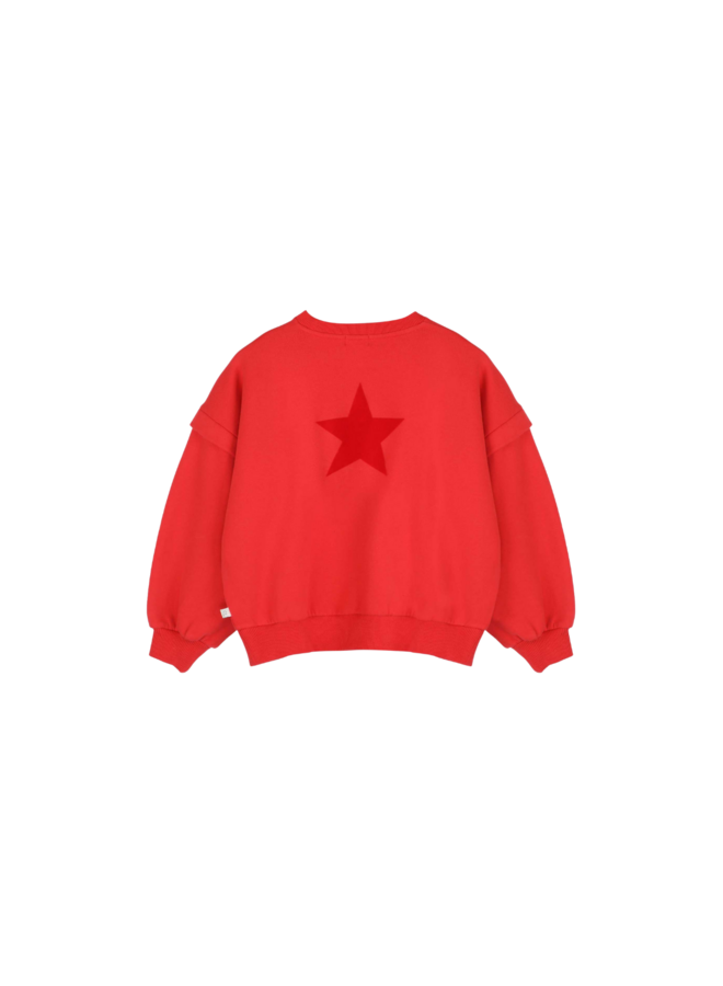 Jenest - Balloon sweater - Spicy red