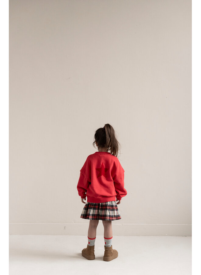 Jenest - Balloon sweater - Spicy red