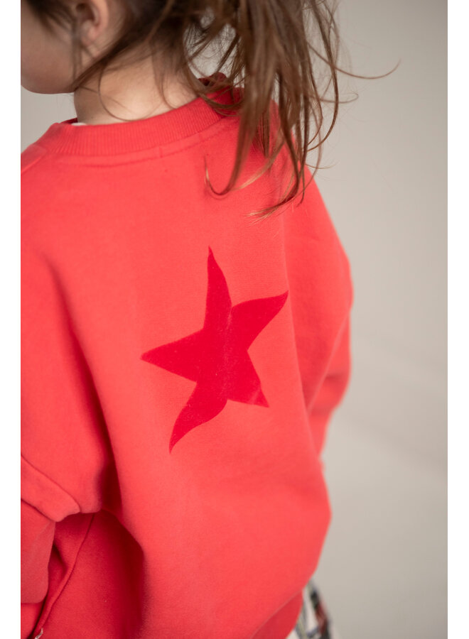 Jenest - Balloon sweater - Spicy red