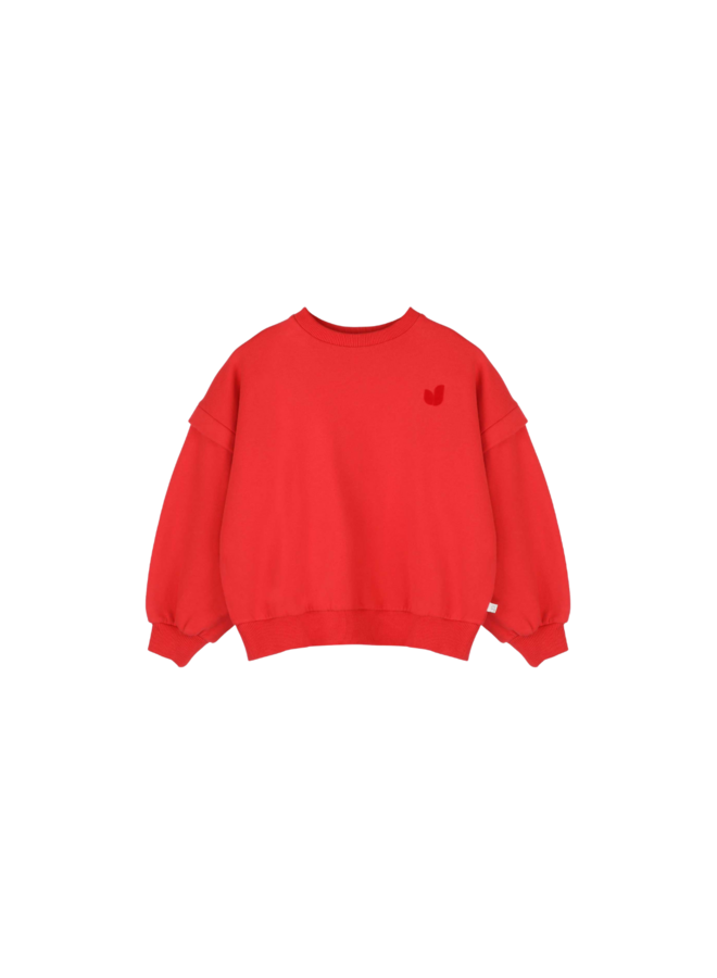 Jenest - Balloon sweater - Spicy red