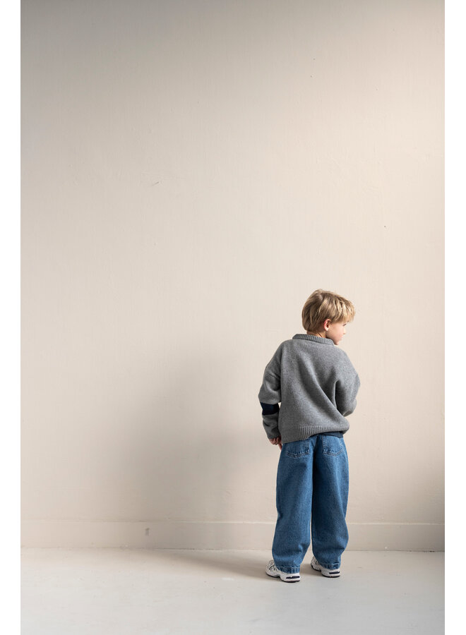 Jenest - Balloon denim pants - Dark wash