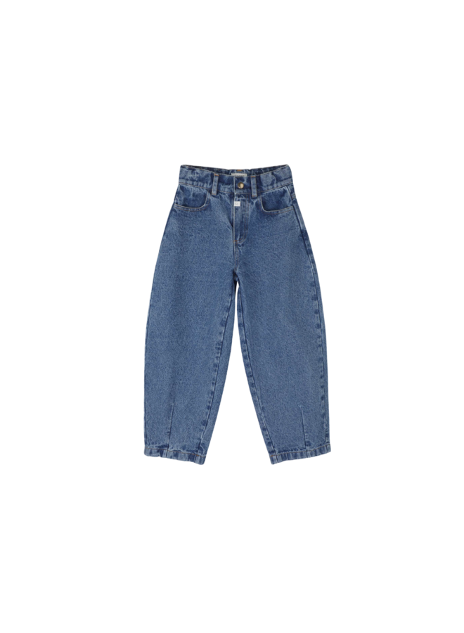 Balloon denim pants - Dark wash