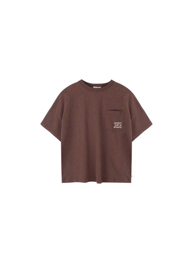 Benno oversized t-shirt - Fondant brown