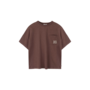 Jenest - Benno oversized t-shirt - Fondant brown